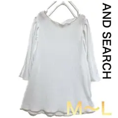 新品タグ付き シワ加工風 シースルーシフォン×シアーカットソー