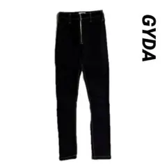 美品✨　GYDA ジェイダ　スキニーデニム　美脚　ジップ　ブラック　デニムパンツ