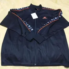 新品未使用！New Balance ジャージ 黒 オレンジアクセントLサイズ