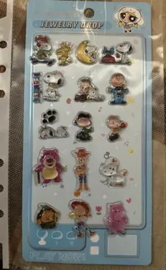 シール　おすそ分け　キャラクターシール　ジュエルドロップシール