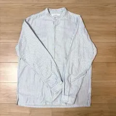 【green label relaxing】メンズ バンドカラーシャツ Mサイズ