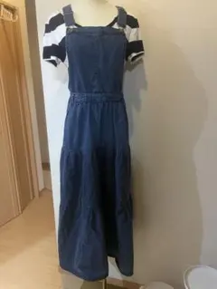 LARU★デニムジャンパースカート Lサイズ　2way