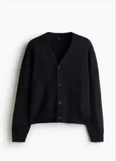 H&M ルーズフィットファジーカーディガン ウール 短丈のサムネイル