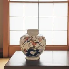 花瓶　宮内庁御用達　深川製磁　美術有田焼