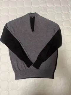 icb グレーと黒の長袖セーター Sサイズ