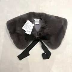 【新品タグ付き】yori もふもふリボンティペット グレー