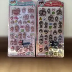 モンチッチ　うるちゅるポップシール 2点セット
