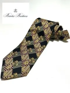 美品☆レア柄☆アメリカ製☆ブルックスブラザーズネクタイ☆