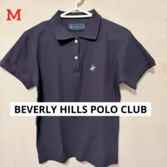 BEVERLY HILLS POLO CLUB 半袖ポロシャツ M ネイビーのサムネイル