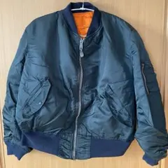 ALPHA 90s ヴィンテージ MA-1 ネイビー XLサイズ USA製