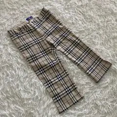 バーバリーロンドン/ブルーレーベル【S】ノバチェックパンツ 七分裾 日本製
