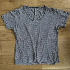 ボーダー クルーネック Tシャツのサムネイル
