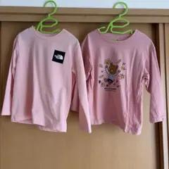 Tシャツ ２枚セット ノースフェイス ヘリーハンセン ロンT キッズ 110