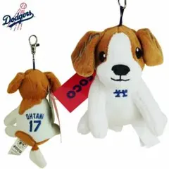 MLB公式ドジャースUSA限定大谷翔平デコイいぬのぬいぐるみキーホルダーデコピン