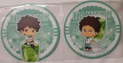 ハイキュー アニカフェ コースター 及川 徹 岩泉 一