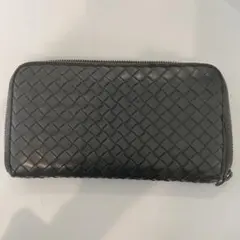 ボッテガ・ヴェネタ 長財布 黒