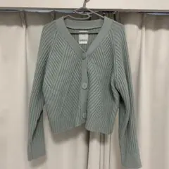 Kastane ミントグリーン カーディガン