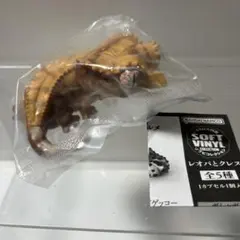 いきもの大図鑑ソフビコレクションレオパとクレス クレステッドゲッコー(フレイム)