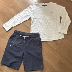 TOMMY HILFIGER 128 長袖＆半ズボン セット
