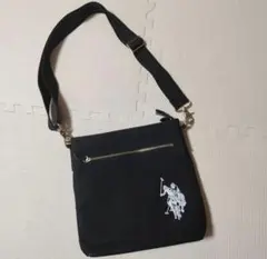 希少！U.S.POLO ASSN. キャンバスショルダーバッグ　ユニセックスのサムネイル