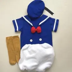 【着画あり】ドナルド　コスチューム　90cm ディズニー　コスプレ　セーラー服