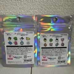 【新品】オーロラホログラムクリアフレークシール たまごっち