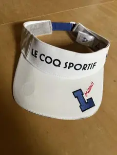 LE COQ SPORTIF バイザー ホワイト