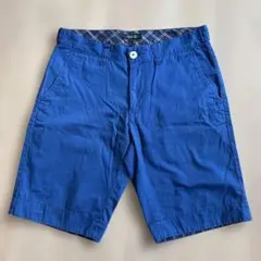 BURBERRY BLACK LABEL ショートパンツ 76サイズ 青