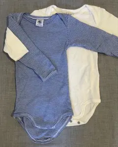 長袖ボディスーツ2枚セット 12M