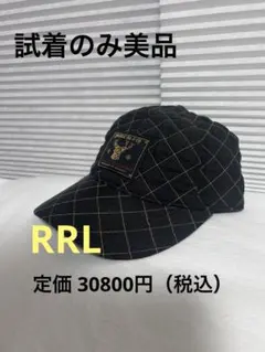 d*9様 DOUBLE RL ブラック ベースボールキャップ　未使用　皮の色移り 2026年最新】DOUBLE RL カラー：ブラック系 メンズ ベースボール
