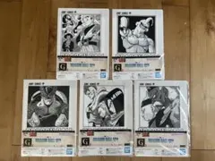 一番くじ ドラゴンボール 40th 其之ニ　G賞 クリアファイル　５枚セット①