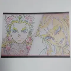 鬼滅の刃 DINING 無限列車編 おすそ分けポストカード 煉獄杏寿郎