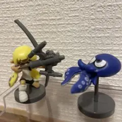 スプラトゥーン3 チョコエッグ　イカ タコ　フィギュアセット