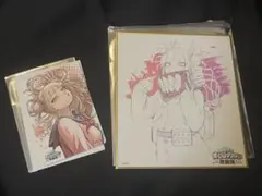 ヒロアカ⭐︎原画展⭐︎トガヒミコ⭐︎色紙&マグネットステッカー