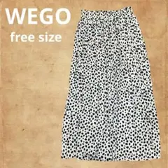 WEGO ウィゴー アソートパターンプリーツロングスカート アニマル柄 フリー
