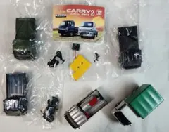 ガチャ「1/64 軽トラック CARRYコレクション2」全5種セットのサムネイル