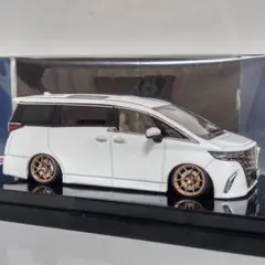 ホビージャパン　アルファード　BBS ホイール改　ミニカー　パールホワイト ホビージャパン アルファード BBS ホイール改 ミニカー パールホワイト