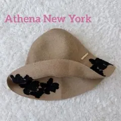 希少【アシーナニューヨーク】ブラック デニム 花柄フラワー 刺繍