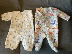 冬物　ベビー服　50〜60サイズ　ロンパース　2枚　カバーオール