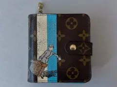 ルイヴィトン モノグラム グルーム ベルボーイコンパクトジップ財布　M60036