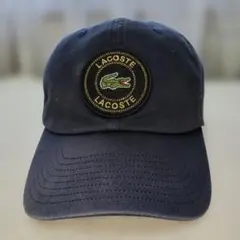 LACOSTE ラコステ コットンキャップ　ネイビー