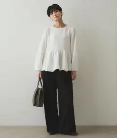 OPAQUE.CLIP ブラウス　ペプラム