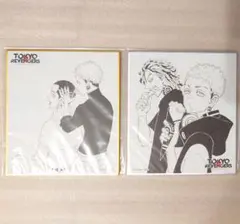 東リベ　原画展色紙　三ツ谷、大寿、八戒