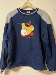 ヴィンテージ MIKI HOUSE くまさん トレーナー