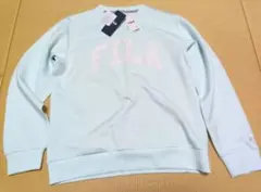未着用 FILA フィラ レディース トレーナー Lサイズ ブルー 春秋冬