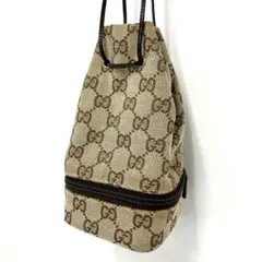 大人気☆GUCCI☆グッチ☆ポーチ☆巾着☆化粧ポーチ☆GGキャンバス☆ブラウン！