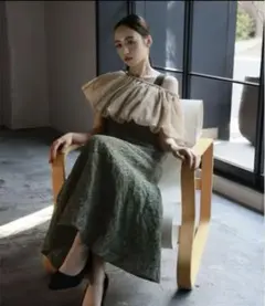 ハイウェストパーティードレス6way 使用ドレス