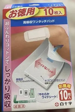 お得用　高吸収ワンタッチパッド　L (10枚入)のサムネイル