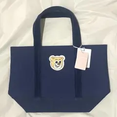 新品　オールドテディ　ワッペントートバッグ L　ネイビー　ラブラリーフェイラー