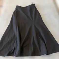 【ユニクロ】UNIQLO フレアスカート ブラック 黒 ロングスカート きれいめ